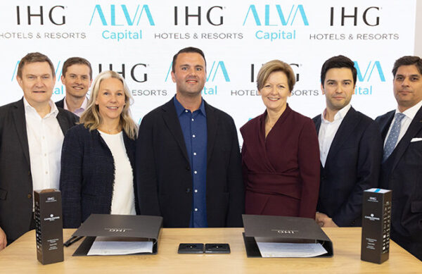 From left to right: Kenneth Macpherson (IHG), Matthew Woollard (IHG), (Mrs) Willemijn Geels (IHG), Skorri Rafn Rafnsson (CEO at Alva Capital), Karin Sheppard (IHG), Farkhad Kamilov (IHG), Miguel Martins (IHG)
